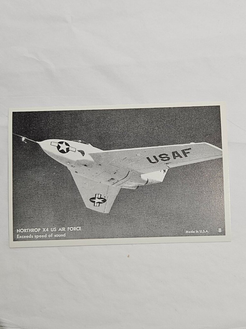 Northrop X4 US Air Force Exceeds Speed of Sound Postcard